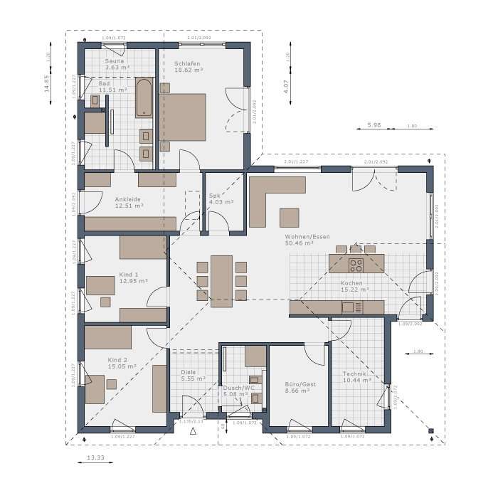 Grundriss Erdgeschoss