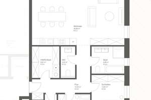 QNG-Neubau: 4-Zimmer-Wohnung mit Garten in ruhiger Sackgassenlage – Pommernstraße 12, 48167 Gremmendorf-West, Münster – Vorschaubild 3