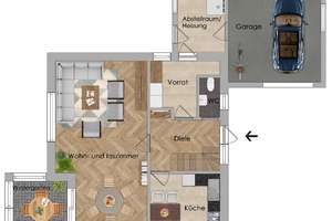 Vermietetes Einfamilienhaus in ruhiger Lage – mit Wintergarten und Garage – Die vollständige Adresse der Immobilie erhältst du vom Anbieter., 21706 Drochtersen – Vorschaubild 5