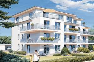 Provisionsfreie, moderne 3-Zi.-Whg. m. EBK , im EG, m. gr. Terrasse u. Garten u. Carport, NB 2015