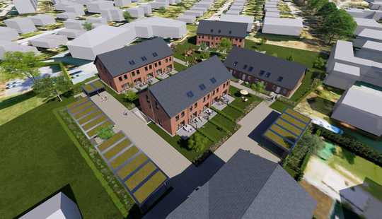 Bild von Baustart erfolgt in Hamburg-Duvenstedt: Ihr neues KfW-55-Stadthaus mit 127 m² Wohnfläche