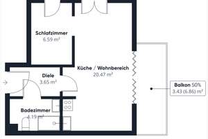 Sicher vermietetes Anlageobjekt in zentraler West-Lage; rund 4,5 % Rendite. Paketkauf möglich. – Die vollständige Adresse der Immobilie erhältst du vom Anbieter., 54294 West/Pallien, Trier – Vorschaubild 5