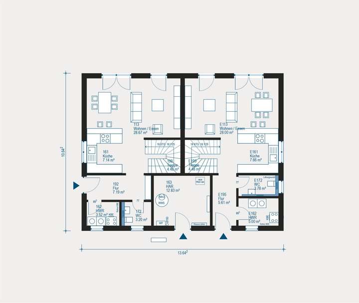 Grundriss EG variabel
