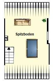 Grundriss Spitzboden