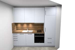 Neubau mit Einbauküche: Exklusive 1-Zimmer-Wohnung mit gehobener Innenausstattung in Nürnberg – Maximilianstraße 43, 90429 Bärenschanze, Nürnberg – Vorschaubild 2