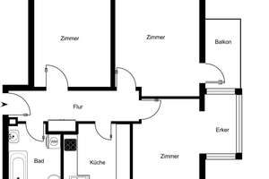 Wertsichere Kapitalanlage: Vermietete 2,5-Zimmer-Wohnung in Berlin-Hermsdorf – Die vollständige Adresse der Immobilie erhältst du vom Anbieter., 13467 Hermsdorf, Berlin – Vorschaubild 4