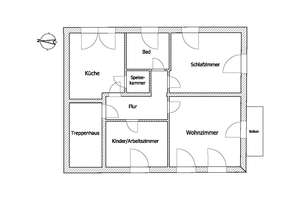 Helle 3,5-Zimmer-Wohnung mit Balkon in Dachau