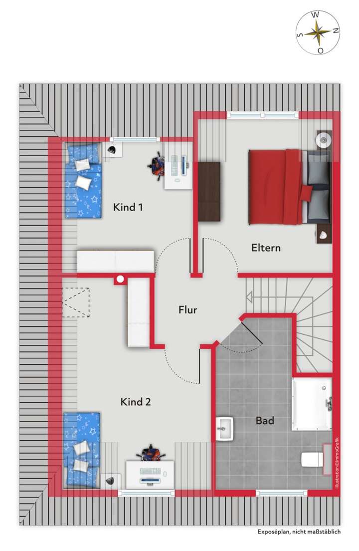 Grundriss Dachgeschoss