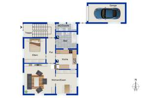 Einfamilienhaus mit Garten und Garage in Spaichingen – Die vollständige Adresse der Immobilie erhältst du vom Anbieter., 78549 Spaichingen – Vorschaubild 12