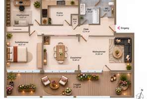 //TOP Eigentumswohnung\\ in *GOLZHEIM* mit ca. 28 m² Loggia & Weit-Blick & Zukunftsaussichten! JETZT – Die vollständige Adresse der Immobilie erhältst du vom Anbieter., 40474 Golzheim, Düsseldorf – Vorschaubild 23