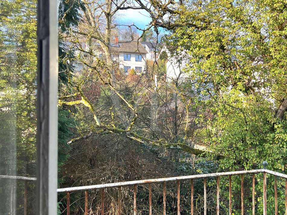 Blick in den Garten vom OG