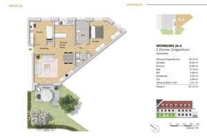 ***3 Zi. Neubauwohnung im EG, WE 2b-2 mit Terrasse u. Gartenanteil zu verkaufen*** – Pfinztalstr. 2b, 76227 Durlach, Karlsruhe – Vorschaubild 21