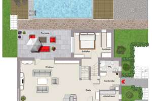 Friesenheim - Exklusives 2-Familien-Traumhaus mit Pool, Garten und herrlichem Ausblick!
 – Die vollständige Adresse der Immobilie erhältst du vom Anbieter., 77948 Friesenheim – Vorschaubild 47