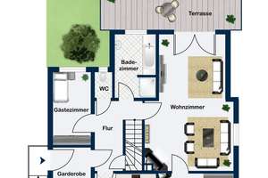 Wohnglück auf zwei Ebenen – mit Garten, Terrasse und Balkon ins Grüne – Die vollständige Adresse der Immobilie erhältst du vom Anbieter., 74080 Böckingen, Heilbronn – Vorschaubild 29