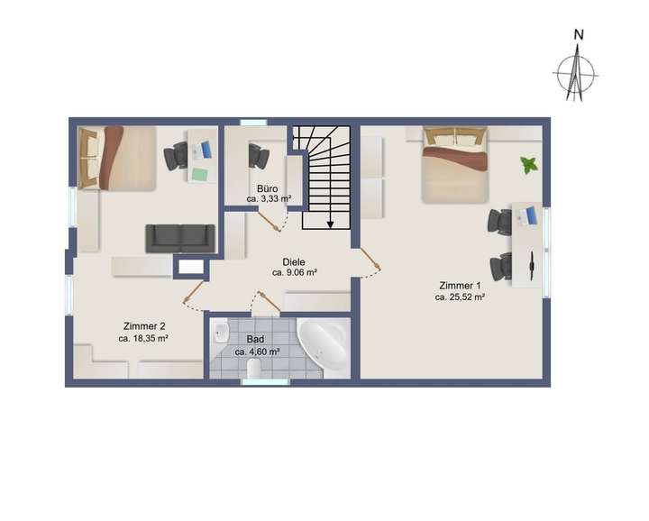 Grundriss Dachgeschoss