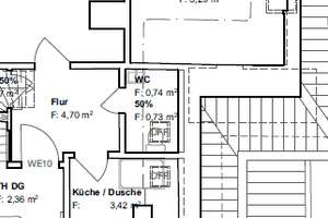 Erstbezug nach hochwertiger Sanierung – helle Dachgeschosswohnung mit Einbauküche – Die vollständige Adresse der Immobilie erhältst du vom Anbieter., 70372 Kurpark, Stuttgart – Vorschaubild 10