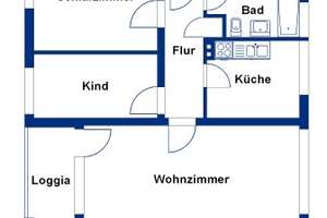 Ideal für Familien oder Paare: Geräumiges Wohnzimmer und sonnige Loggia – Klausenerstr. 12, 38444 Detmerode, Wolfsburg – Vorschaubild 4