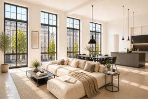 Exklusive Loft-Wohnung mit beeindruckenden Fensterfronten in Berlin-Mitte – Die vollständige Adresse der Immobilie erhältst du vom Anbieter., 10119 Prenzlauer Berg, Berlin – Vorschaubild 1