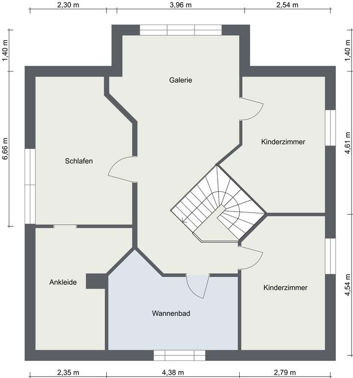 Grundriss Obergeschoss