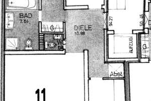 Moderne 3-Zi. inkl Südbalkon + TG-Platz/ Nahe Unterbacher See – 40627 Unterbach, Düsseldorf – Vorschaubild 2