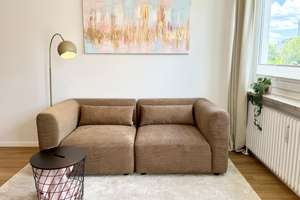 Hochwertig sanierte, möblierte 1-Zi. Wohnung m. Balkon inkl. TG-Stellplatz (Maxvorstadt / Neuhausen)