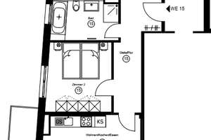 Traumhafte 3-Raum-Whg.  mit FBH, HWR, Gästebad & 2Balkonen! WE 15 – 4177 Lindenau, Leipzig – Vorschaubild 2