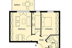 Traumhafte 2 - Zimmer Wohnung  – Wurzelbauerstraße 15, 90409 Pirckheimerstraße, Nürnberg – Vorschaubild 8