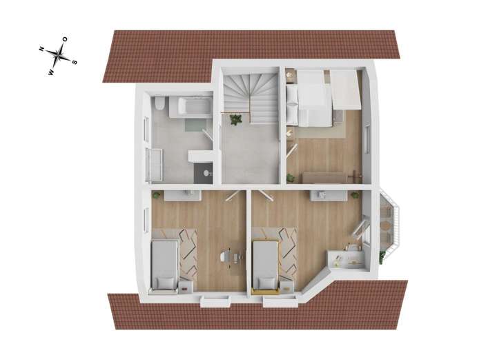 Grundriss Obergeschoss