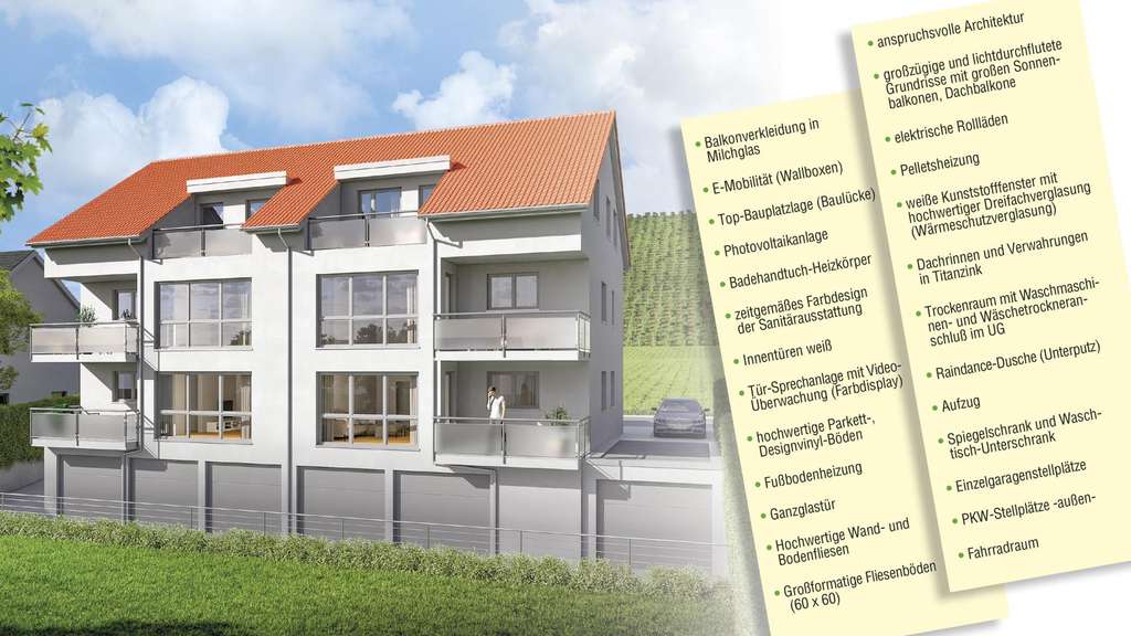 Immobilie in Mundelsheim - Nur noch 2 Wohnungen frei - Top Aussichtslage  - Bild 1