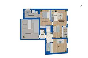 Exklusive, schön geschnittene 3 Zimmer Bremer-Citywohnung – Die vollständige Adresse der Immobilie erhältst du vom Anbieter., 28195 Bahnhofsvorstadt, Bremen – Vorschaubild 15