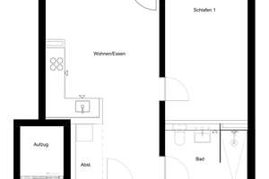 Erstbezug Neubau: 2-Zimmer mit Terrasse in den Elbvororten – 51,9 m², EG – Tönninger Weg 73 a, 22609 Osdorf, Hamburg – Vorschaubild 6