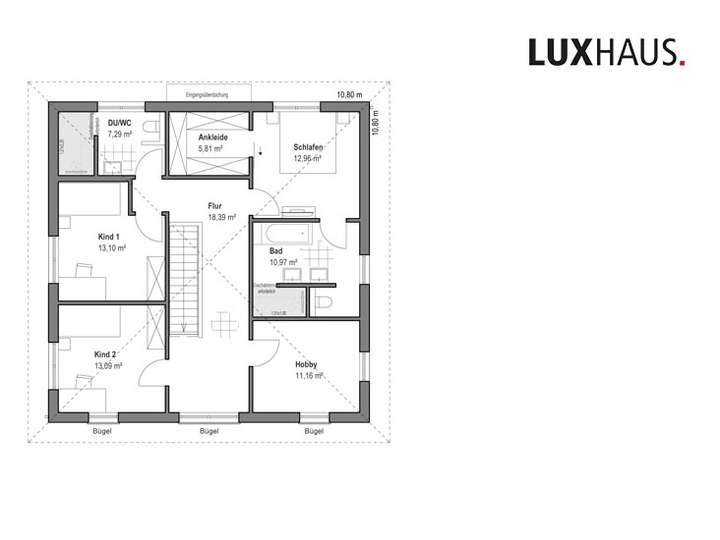 Grundriss Obergeschoss