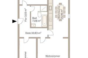 Wo Schwabing am"schwabingsten"ist-3 Zi. Stilaltbauwohnung m Wohnküche in Traumlage am Elisabethmarkt – Die vollständige Adresse der Immobilie erhältst du vom Anbieter., 80796 Neuschwabing, München – Vorschaubild 24