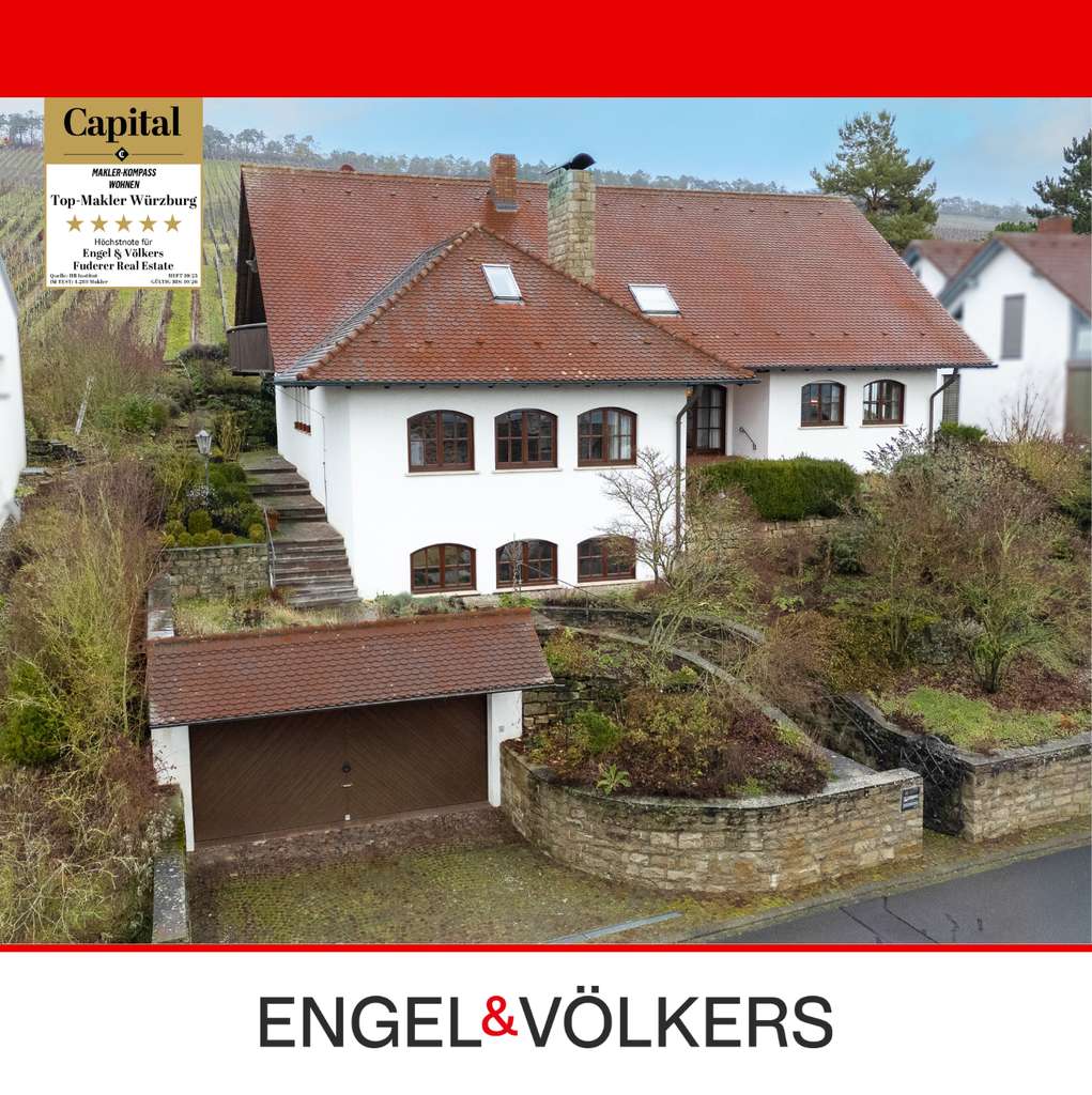 Immobilie in Eibelstadt - Außergewöhnliches Architektenhaus in Bestlage von Eibelstadt - Bild 0