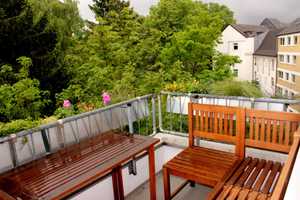 hell, wertig, Sonnenbalkon – Glockenstrasse 11, 40476 Düsseldorf – Vorschaubild 4
