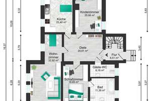 Wie im eigenen Haus: Erdgeschosswohnung mit Garten & Terasse! | Tageslichtbad & Fußbodenheizung! – Krostitzer Straße 4, 4509 Schönwölkau – Vorschaubild 22