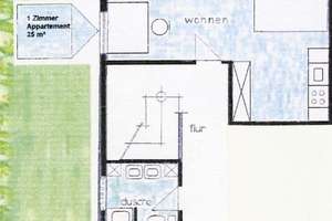 1-Raum-Wohnung möbliert direkt an UNI/Klinikum unter dem Fernsehturm (Ideal für Student/in) – 93051 Kumpfmühl-Ziegetsdorf-Neuprüll, Regensburg – Vorschaubild 4
