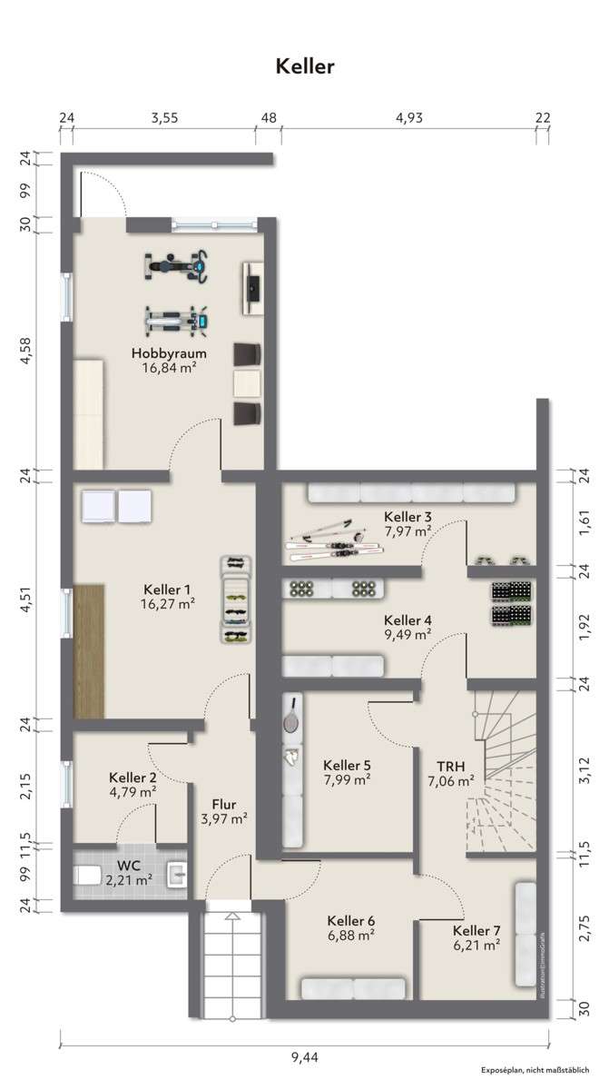 Grundriss Kellergeschoss