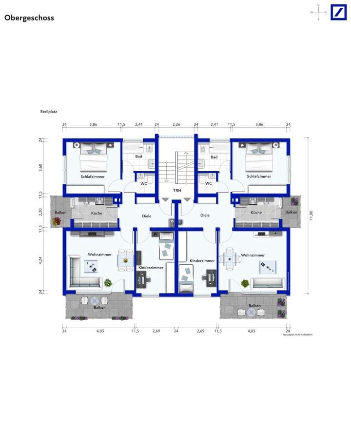 Ursprungsgrundriss (Baugesuch 