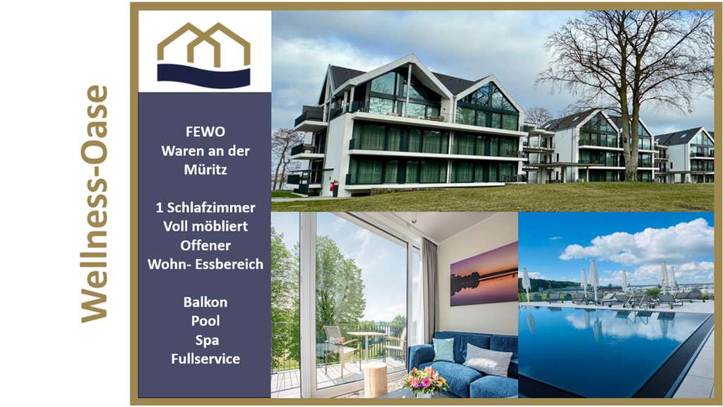 Immobilie in Waren (Müritz) - Mein Haus am Meer-Exklusie Fewo im MareMüritz Yachthaven Resort mit Vermietungs - Rendite - Konzept - Bild 0