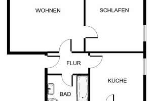 Demnächst frei! 2-Zimmer-Wohnung in Bergkamen Nordberg – Hegelstraße 2, 59192 Bergkamen – Vorschaubild 3