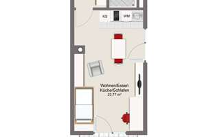Möbliertes zentrumsnahes Apartment – Die vollständige Adresse der Immobilie erhältst du vom Anbieter., 85049 Mitte, Ingolstadt – Vorschaubild 8