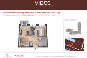 Hochwertig ausgestattetes One-Bedroom-Apartment - Wentzel Dr. – Kirchenpauerstraße 15a, 20457 HafenCity, Hamburg – Vorschaubild 4