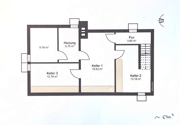 Grundriss Keller