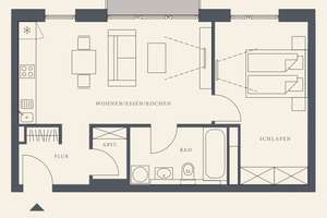 Helle 2-Zi-Wohnung mit Balkon, 1.600 € warm – Die vollständige Adresse der Immobilie erhältst du vom Anbieter., 10179 Mitte (Ortsteil), Berlin – Vorschaubild 8