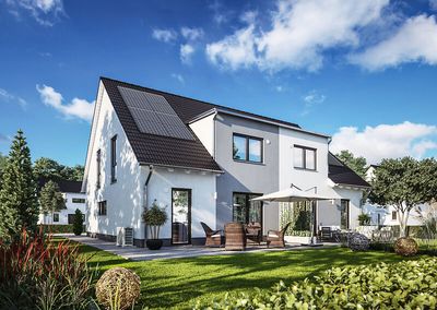 Das moderne Doppelhaus mit Charme und Charakter