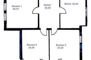 Top Lage Zentrum  voll möbl. gr. 4  Zi. mit Flair  Uni/Innenstadt – Loewenichstraße 18, 91054 Loewenich, Erlangen – Vorschaubild 43