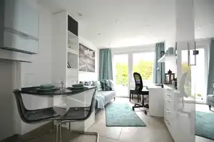 KOMPLETT modern eingerichtetes Apartment mit Balkon & Aufzug – Jülicher Straße 3, 52070 Aachen – Vorschaubild 9