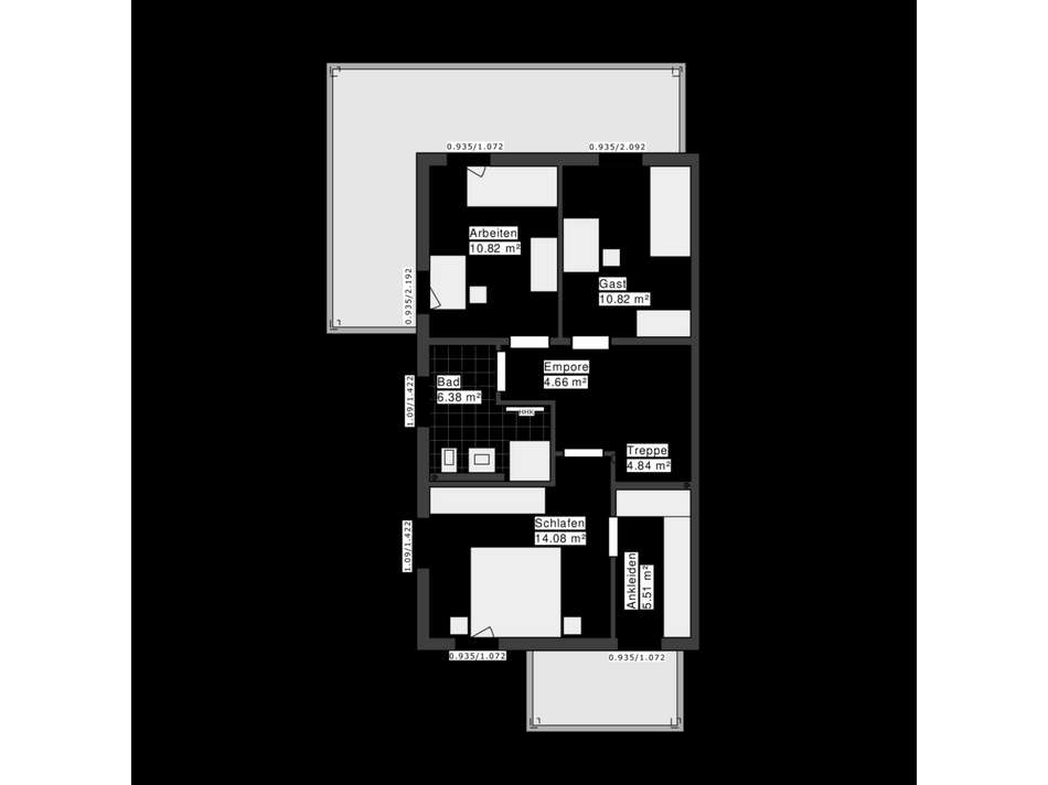 Grundriss OG