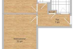Toplage: Zentrale 2-Raum-Wohnung in Braunschweig Innenstadt – Schöppenstedter Straße 40, 38100 Braunschweig – Vorschaubild 9